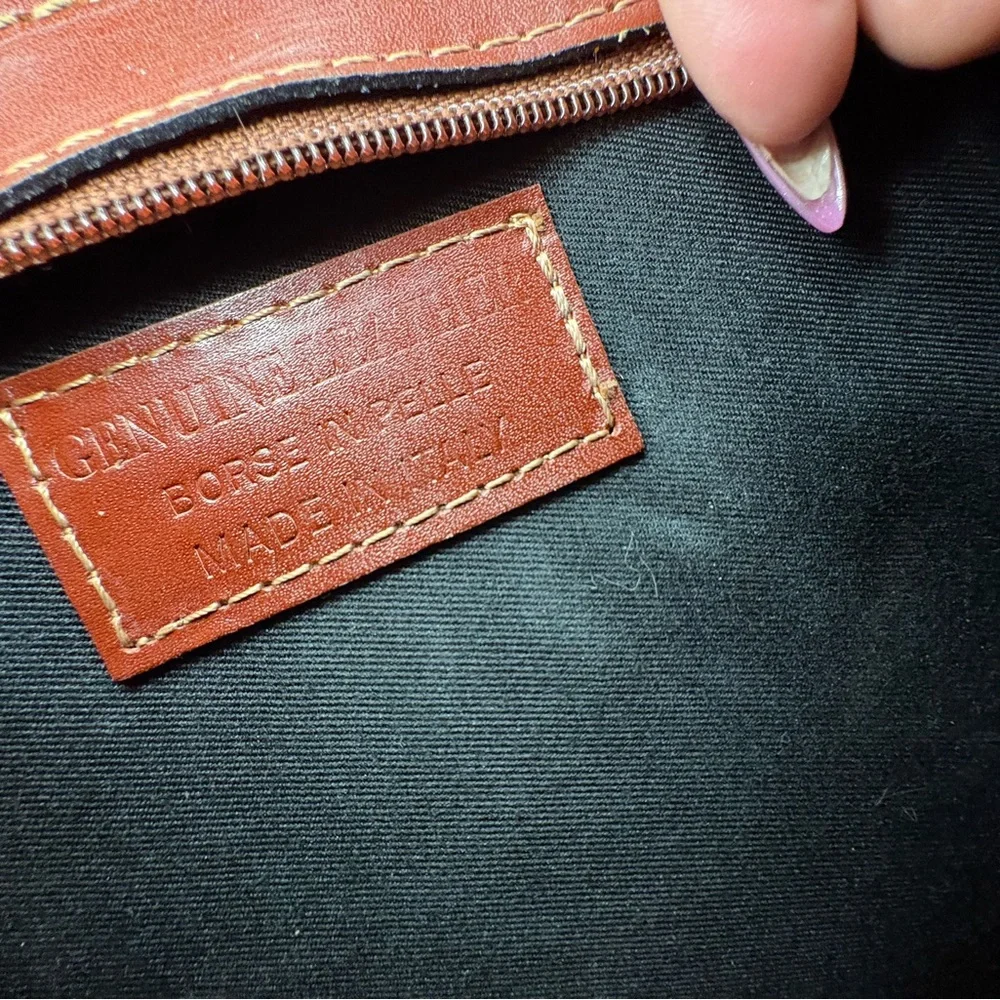 Brown Made in Italy Leather 💼